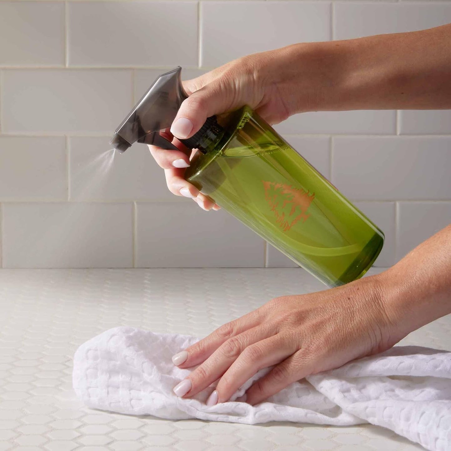 Thymes Frasier Fir All-Purpose Cleaner - Biodegradable Cleaner with Natural Essential Oils - Household Spray for Cleaning Bathrooms, Kitchens, Counters, and Other Surfaces (16 fl oz)