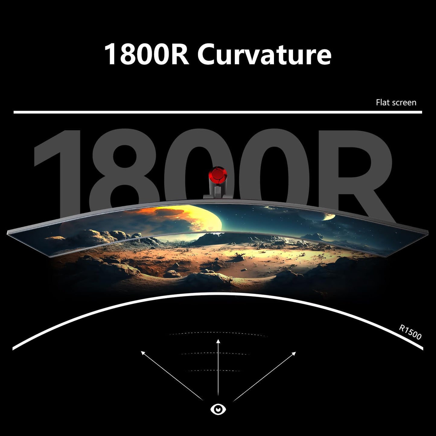INNOCN 49" 5K2K 5120 x 1440P 240Hz Curved Ultrawide Gaming PC Monitor, R1800, 99% sRGB, HDR400, USB Type C, DisplayPort, HDMI, Built-in Speakers, Height/Tilt Adjustable - 49C1S