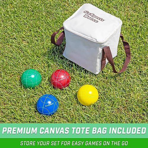 GoSports 90 mm Bocce Ball Sets - Outdoor Lawn Game - Composite or Resin