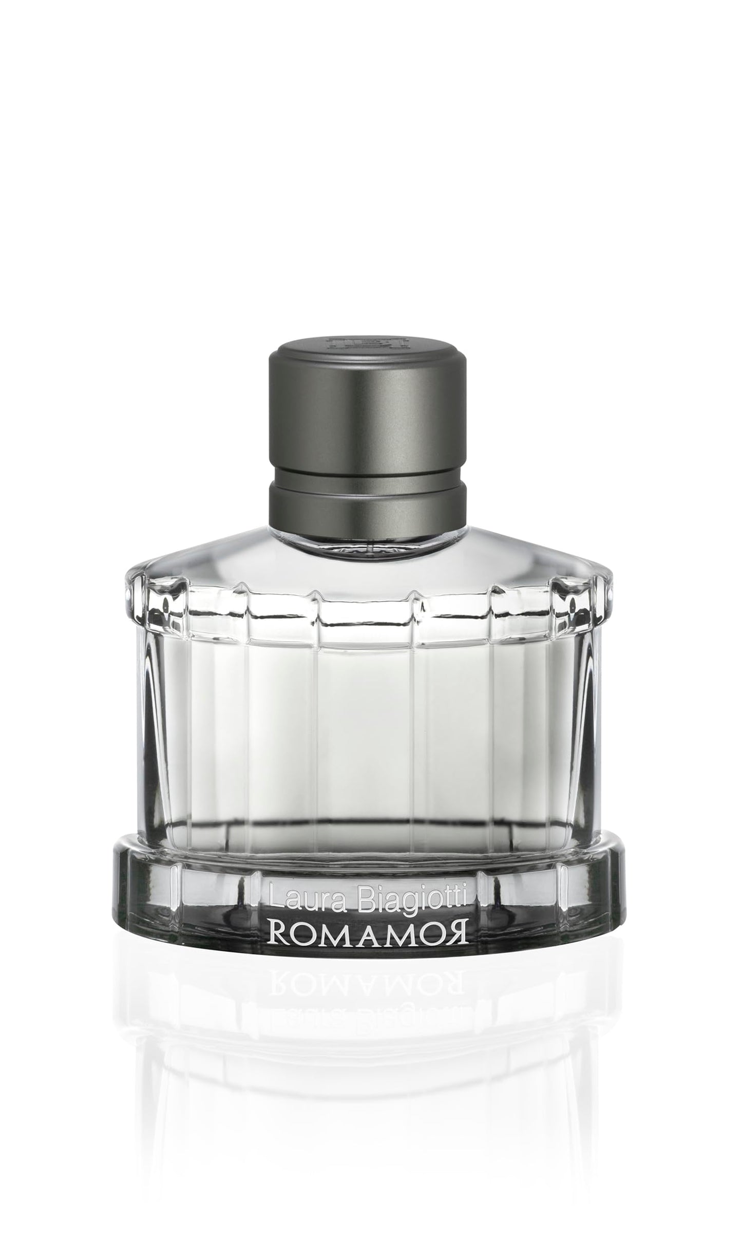 Laura Biagiotti Romamor for Men - Amber Woody Scent - Opens with Grapefruit, Black Pepper, Vetiver and Ginger - Enhancing Comfor