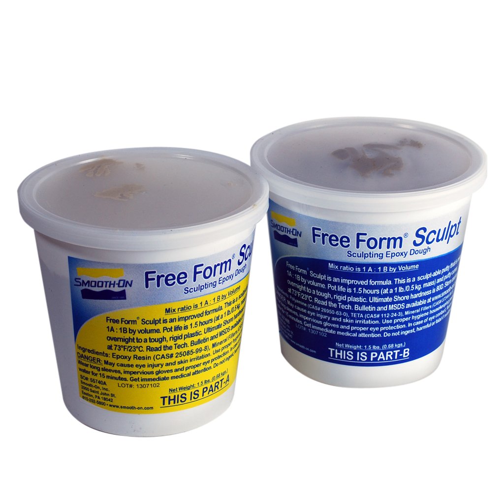 Free Form Sculpt - High Density Epoxy Dough-Crystalline Silica Free - Trial Unit