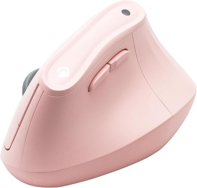 J-Tech Digital Wireless Mouse, Vertical Ergonomic Mouse with 2.4G Wireless & Bluetooth for 3 Multi-Device Function, Adjust...