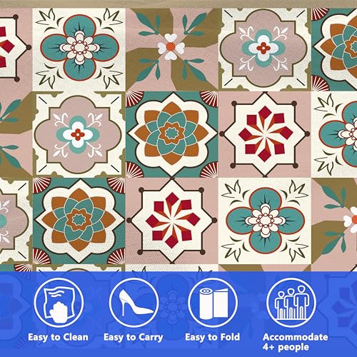 SHANQUAN Picnic Blankets Outdoor, 59''x79'' Large Beach Blanket Waterproof Sandproof Foldable Picnic Mat, Grass Lawn Park ...
