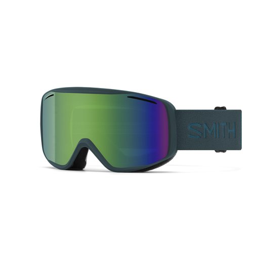 SMITH Unisex Adult Rally Snow Sport Goggle - Pacific Frame | Green Sol-X Mirror Lens