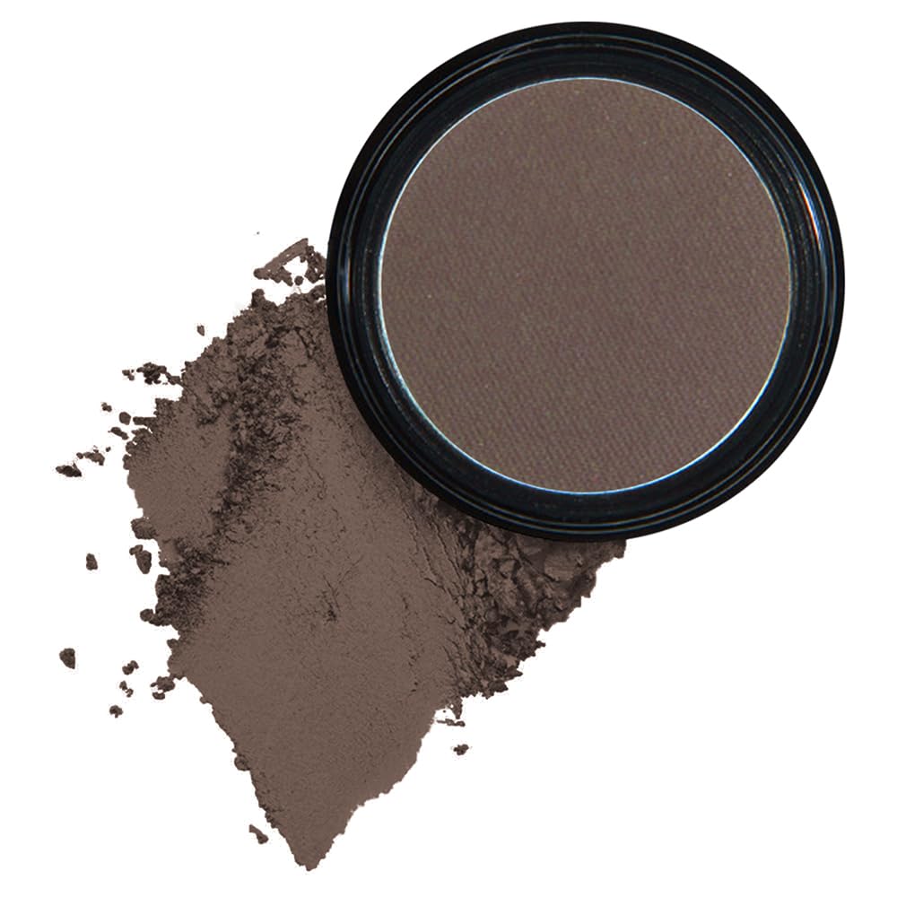 Mysense Matte Dark Brown Single Eyeshadow Palette, Pressed Powder Eye Shadow Makeup, High Pigment Long Lasting Vegan & Cruelty F