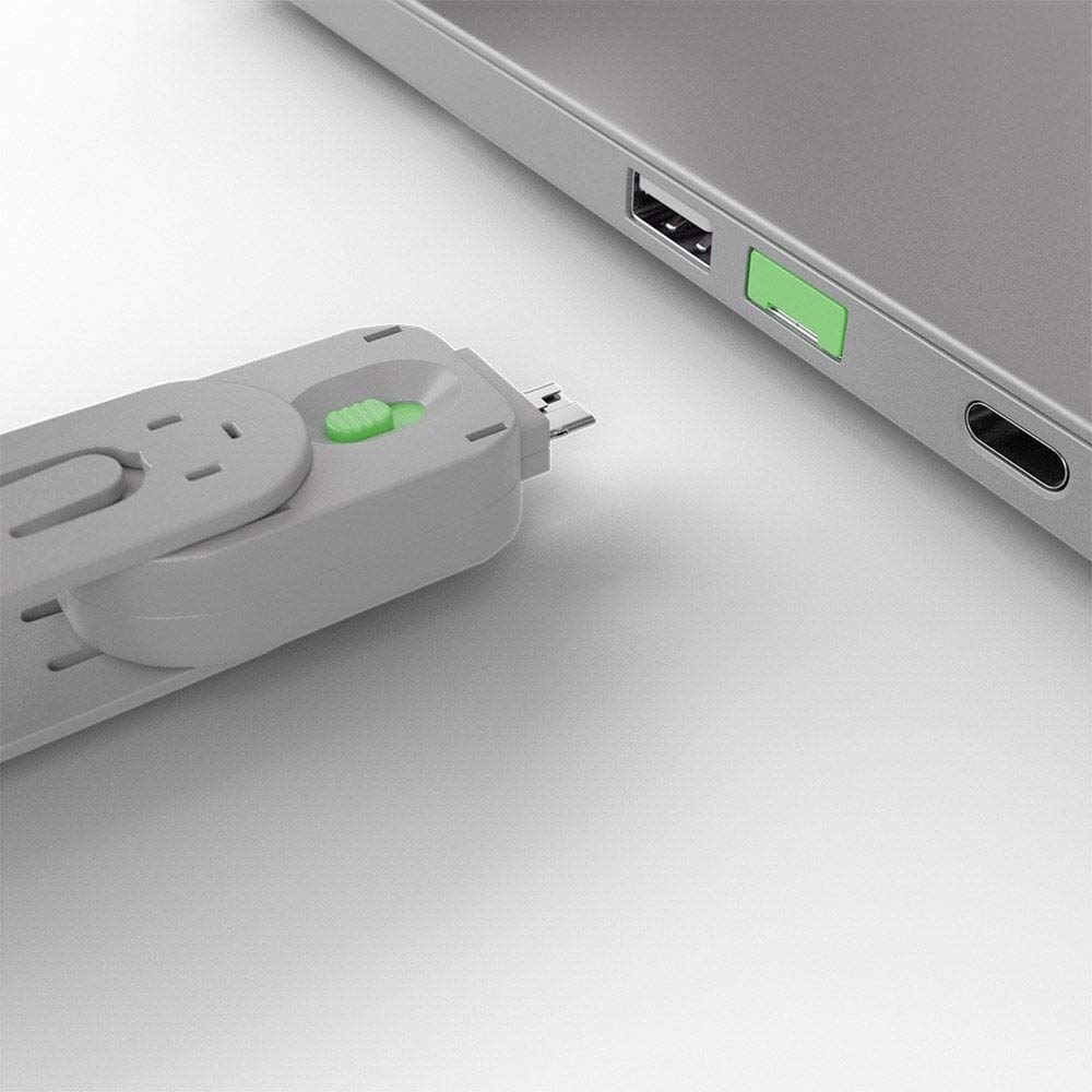Lindy Usb Port Blocker - Pack Of 4, Green (40451)