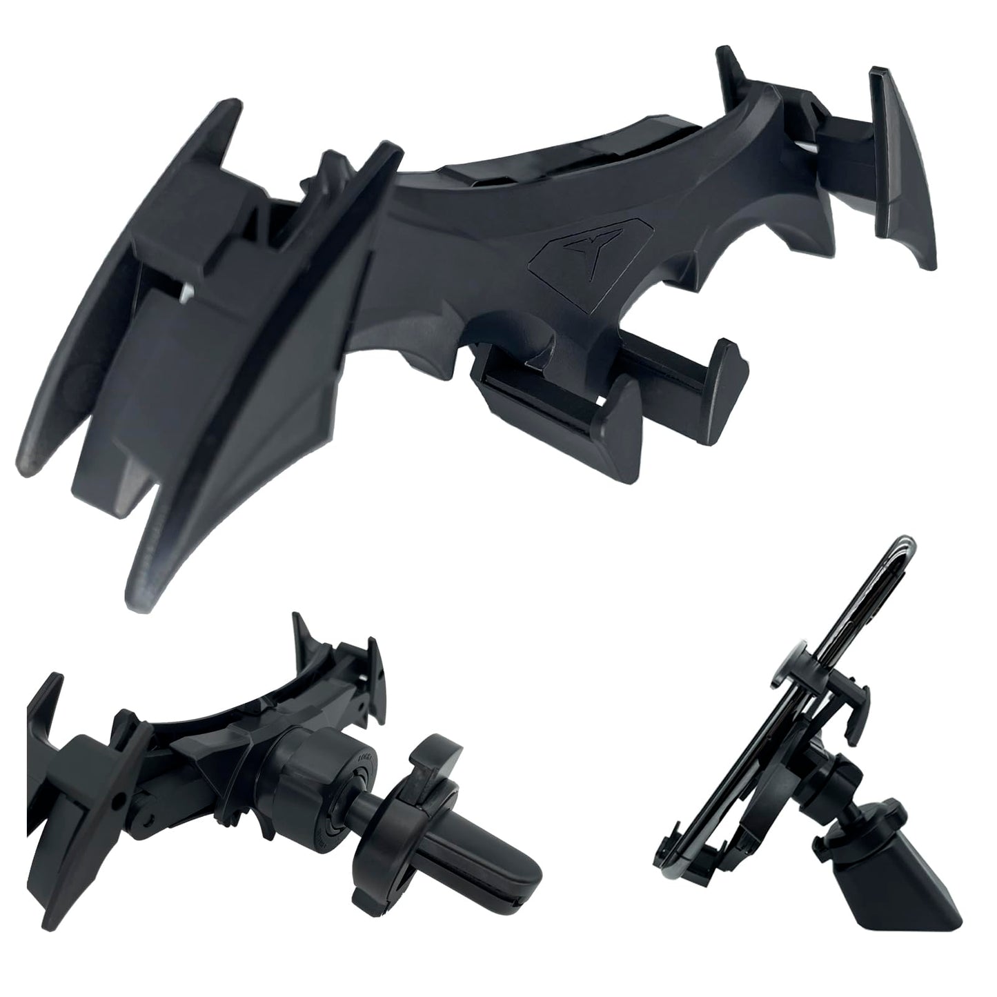 Ranguowen Bat Style 2-In-1 Car And Desk Phone Holder,Table Phone Holder Unique Cell Phone Mount For Desk Accessories For Men Gif