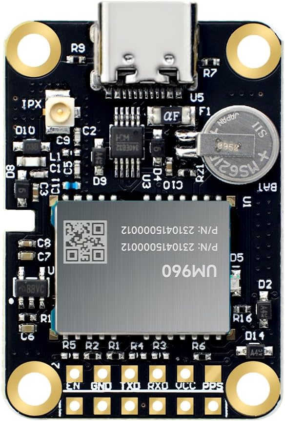 MJ GPS RTK Module, Centimeter-Level high-Precision Tracker, All-Constellation(GPS/BDS/GLONASS/Galileo/QZSS) GNSS Receiver,...