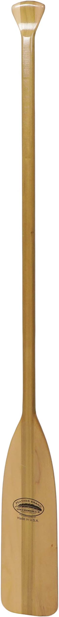 Attwood 11762-1 Canoe Paddle, Wooden, 5-Feet Long, Ergonomic Grip, Premium Wood Construction, Protective Finish