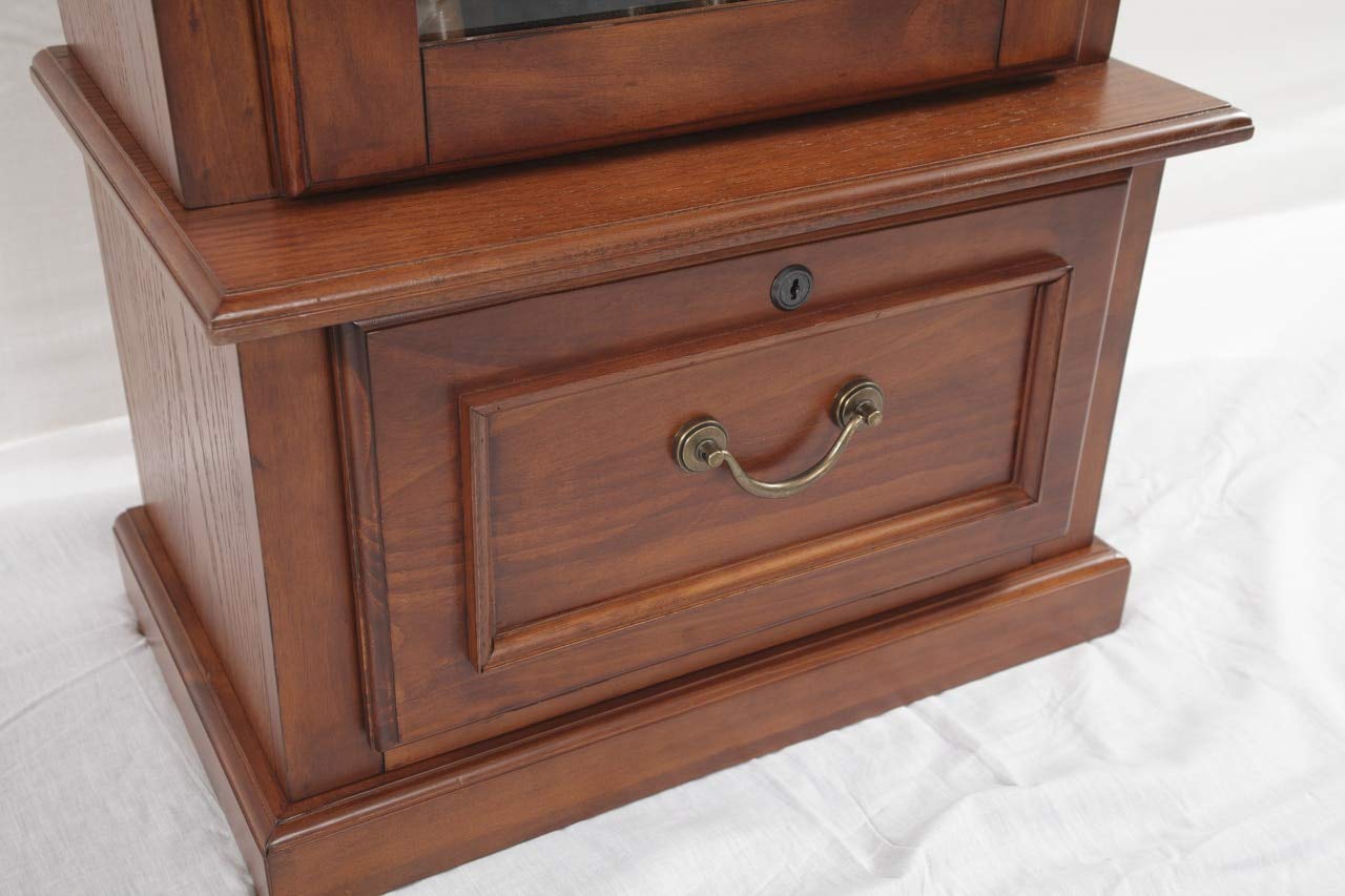 American Furniture Classics 8 Gun Cabinet with Locking Tempered Glass Door