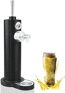 Richard Bergendi Home Draught Beer Pump, Beer kegerator, Beer Tap, Draft Beer Dispenser, Portable Mini Keg For All Can Bee...