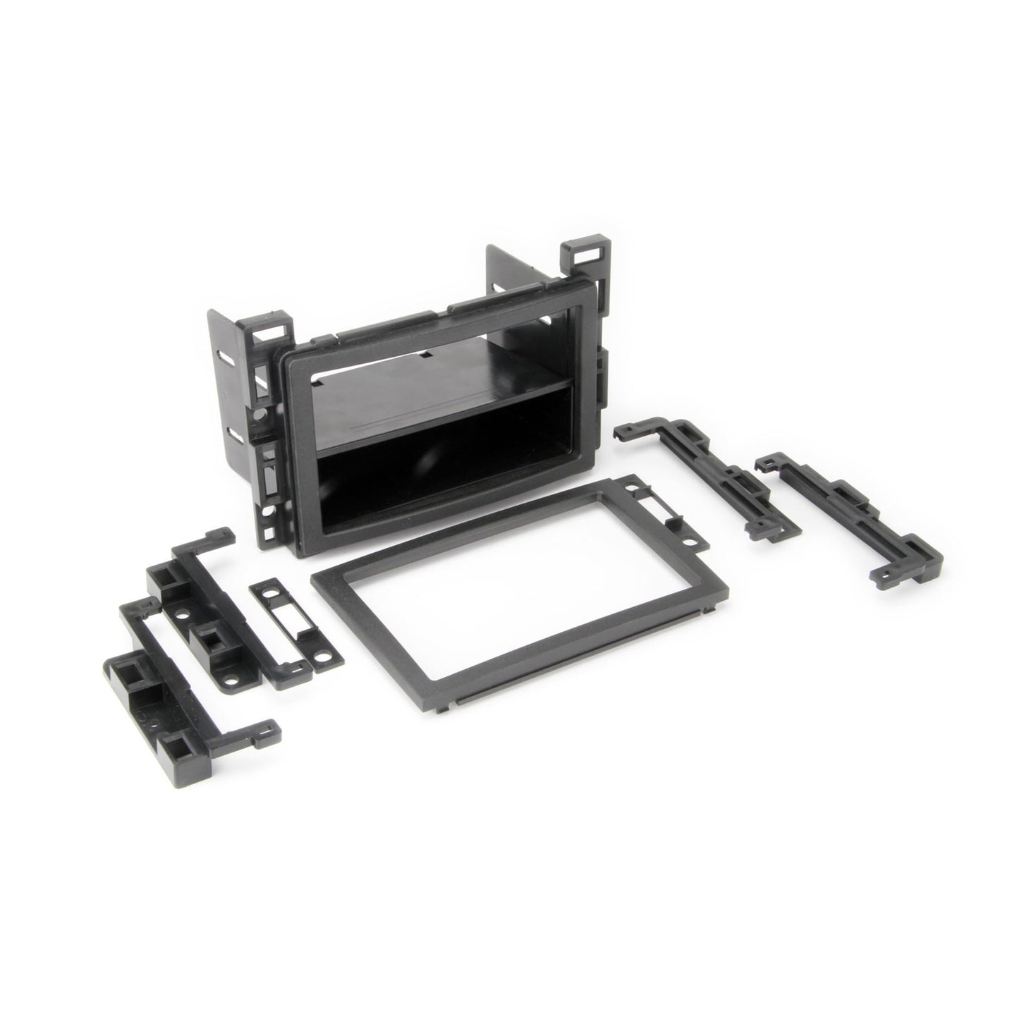 Scosche ICGM10BN Complete Double/Single DIN Stereo Installation Kit for Select Non-Amplified 2006-17 General Motors Vehicles - No Steering Wheel Remote - See Fit Guide in Images to Verify Your Vehicle