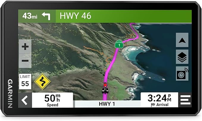 Garmin zūmo® XT2 All-Terrain Motorcycle Navigator, Ultrabright 6" Sunlight Readable Display, Visual Route Planner, and Rid...