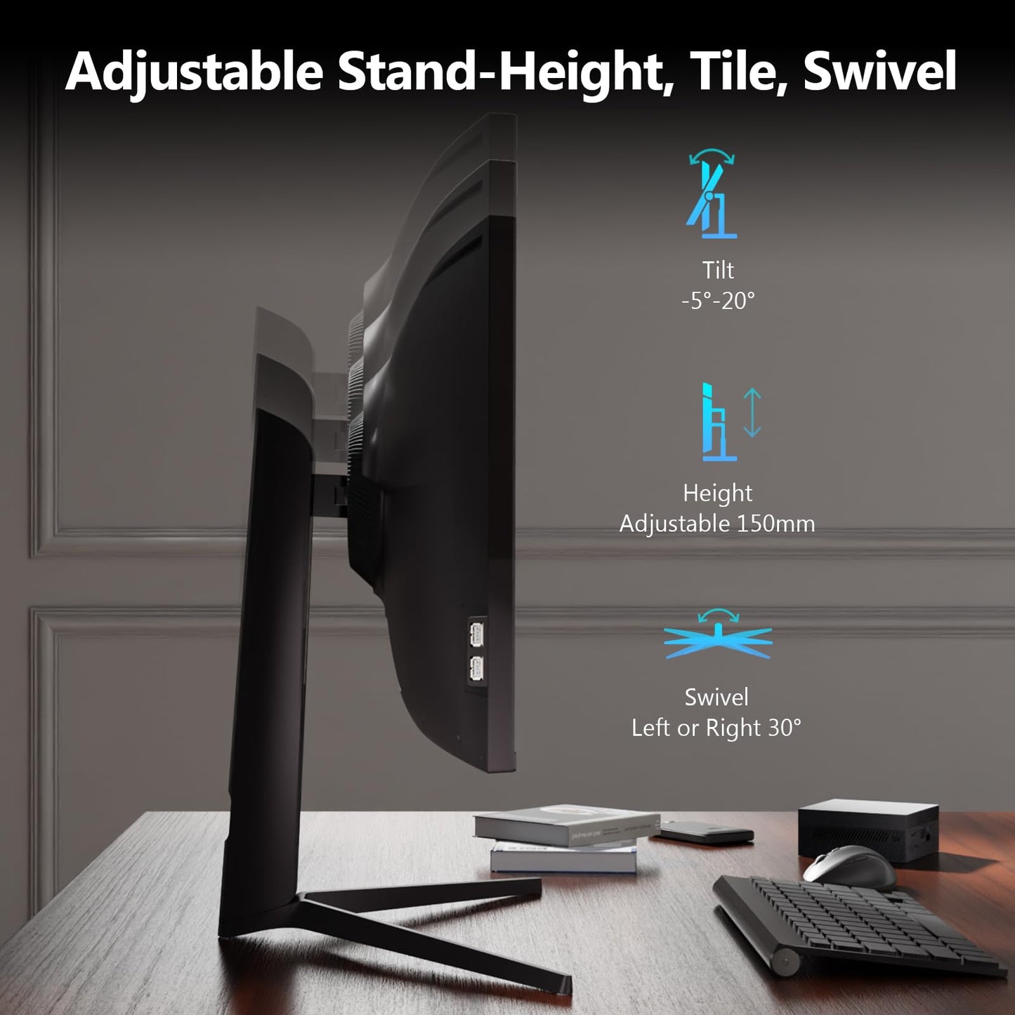 5K Monitor, Z-Edge 40 inch Ultrawide Curved Gaming Monitor, UHD 5120x2160 IPS Computer Monitor, 300 cd/m², 120Hz Refresh Rate, 1ms Response Time, UG40 2*HDMI(2.1) 2*DP(1.4) with Speakers