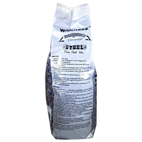Wax Necessities Barbero Grooming Men Stripless Waxing Kit with Big 2.2 Pound Wax Bag