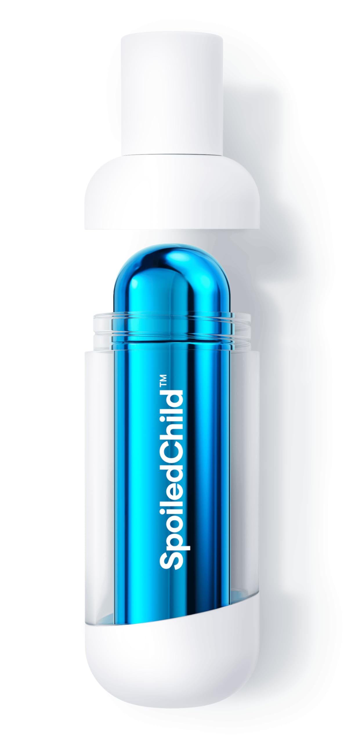 Spoiled Child Metallic Blue Deodorant, Premium Aluminum Container