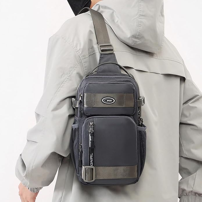 Tactical Crossbody Bag for Men Convenient Outdoor Shoulder Bag Large Capacity Crossbody Bags Leisure Backpack