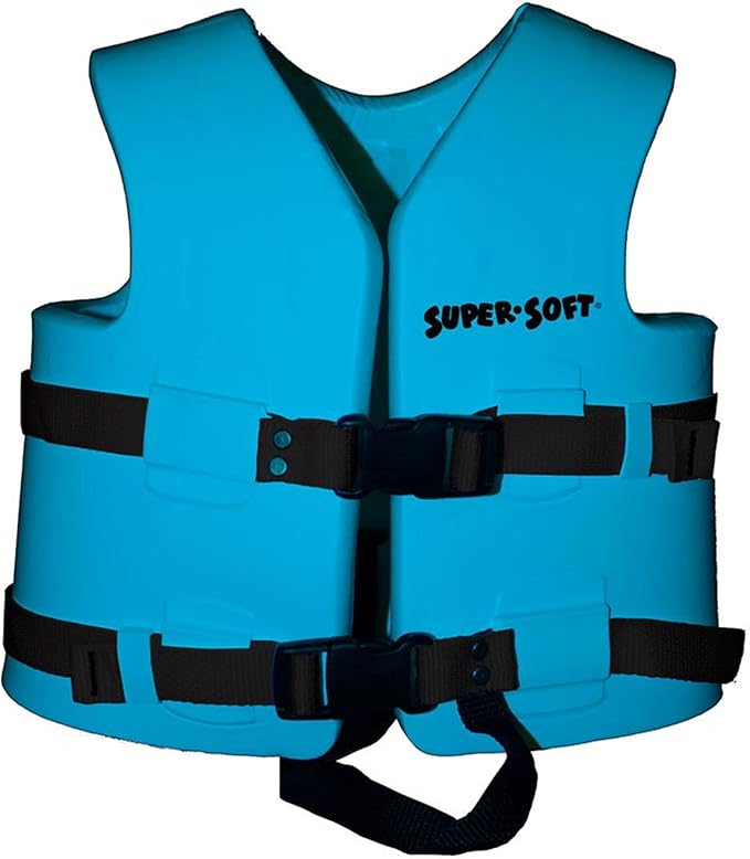 TRC Recreation Super Soft Child Size X Small Life Jacket USCG Approved Vinyl Coated Foam Swim Vest for Kids Swimming Pool ...