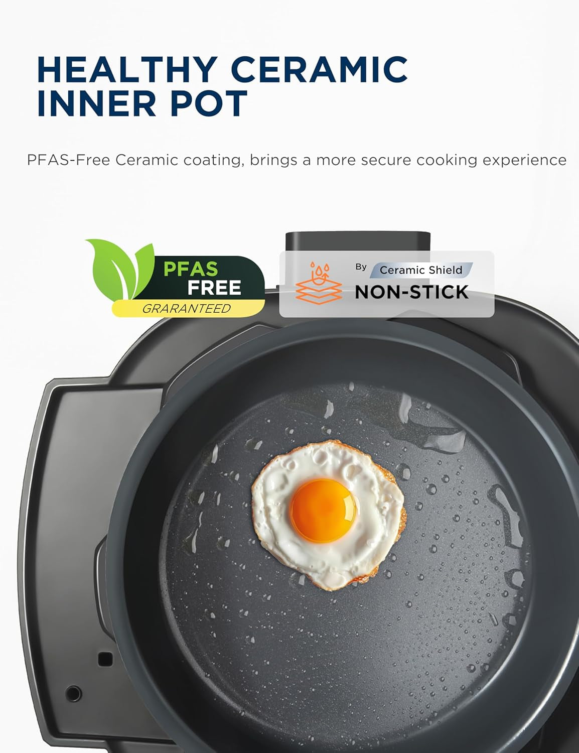 Widemax 12-In-1 Electric Pressure Cooker, 6.5 Quart, 12 Presets, Multi-Functional Programmable Slow Cooker, Rice Cooker, Steamer, Sauté Pan, Cake, Yogurt, Warmer and More