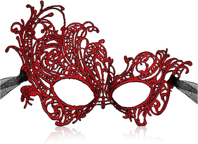 MYMENU Masquerade Masks for Women Lace Halloween Venetian Carnival Mask for Costume Cosplay Mardi Gras Party Ball