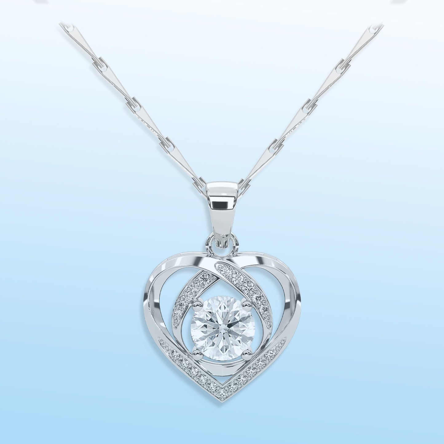 LAZYGIFT To My Beautiful Wife Necklace Mothers Day Present for Her| Soulmate Anniversary or Birthday Jewelry Gift From Husband| Hot Doe White Gold Cz Necklace