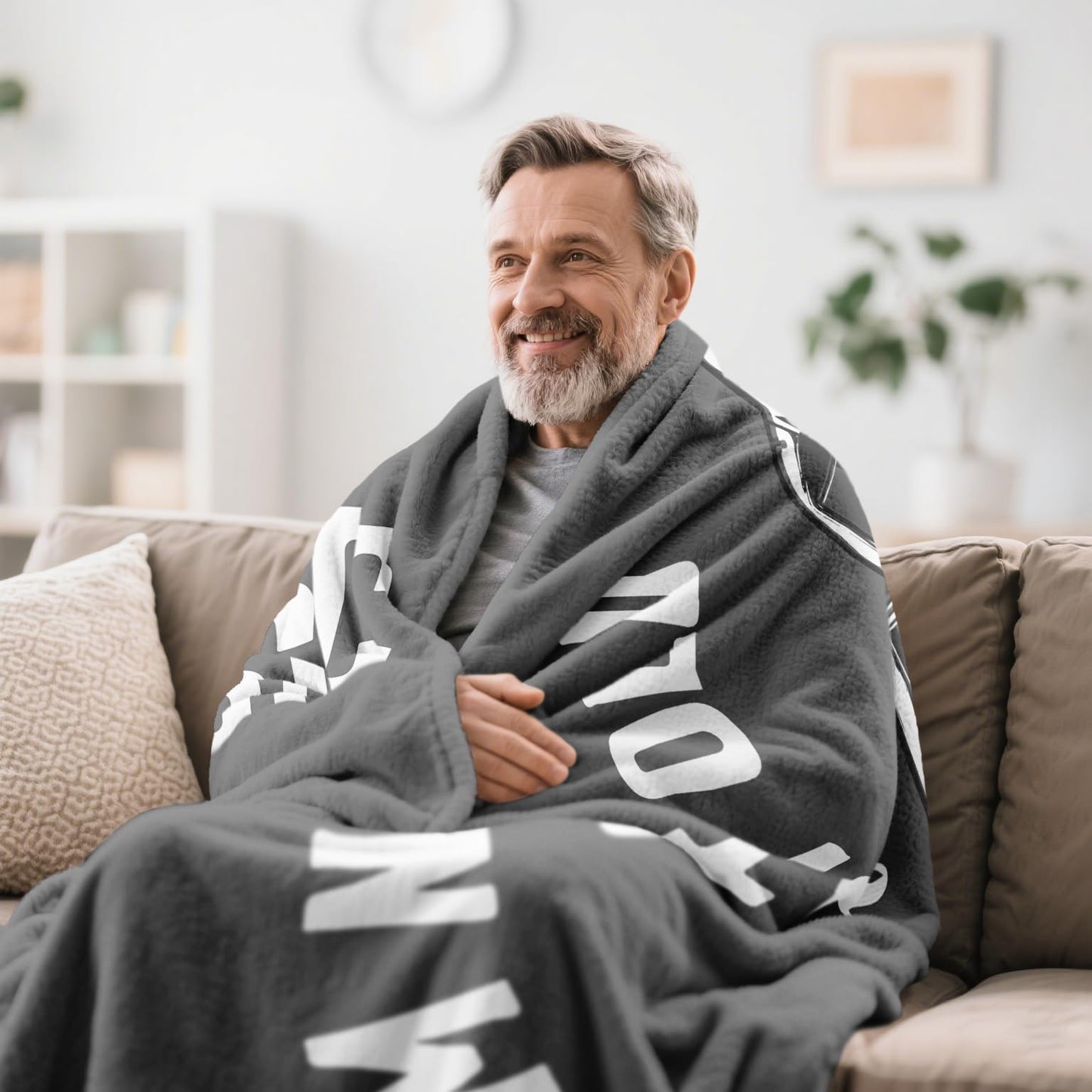 Kazdan Dad Gifts, Blanket Gifts for Men, Birthday Gifts for Dad & Grandpa, Funny Gag Gift for Him, Cool Unique Gifts for Men Who Have Everything, Great Over The Hill Gift Idea Throw Blanket 50"x60"