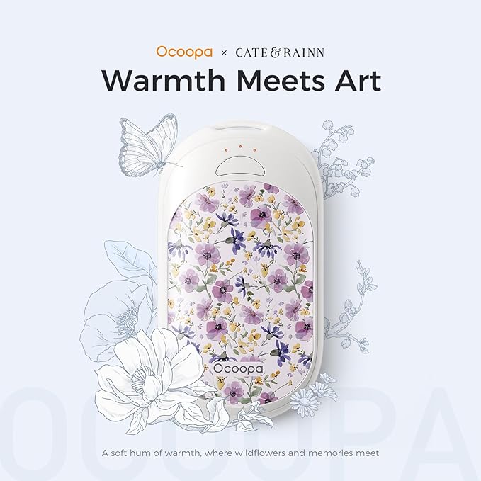OCOOPA Magnetic Rechargeable Hand Warmers 2 Pack, Ultrathin Electric Handwarmers, Portable Pocket-Sized Heater, for Men, Women Purse Must Haves, Union UT3 Lite