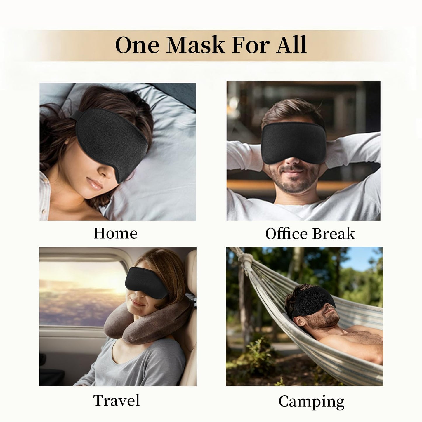 Sleep Mask for Side Sleeper Women Men,Blackout Eye Masks for Sleep,3D Contoured Sleeping Mask,Breathable Adjustable Eye Cover Blindfold with lash Extensions for Trave,Nap,Night Work