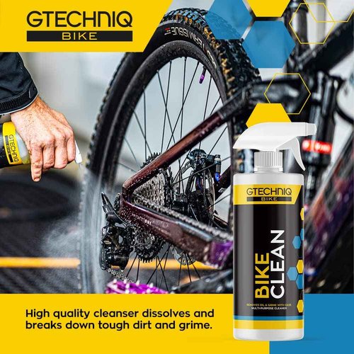 Gtechniq Ultimate Bike Clean & Protect Bundle - Ceramic Bicycle Protection Kit + Bike Cleaner Spray 1L - Prep Spray, Ceramic Protector, Applicator, Microfiber Cloth, Non-Toxic Bike Cleaning Spray