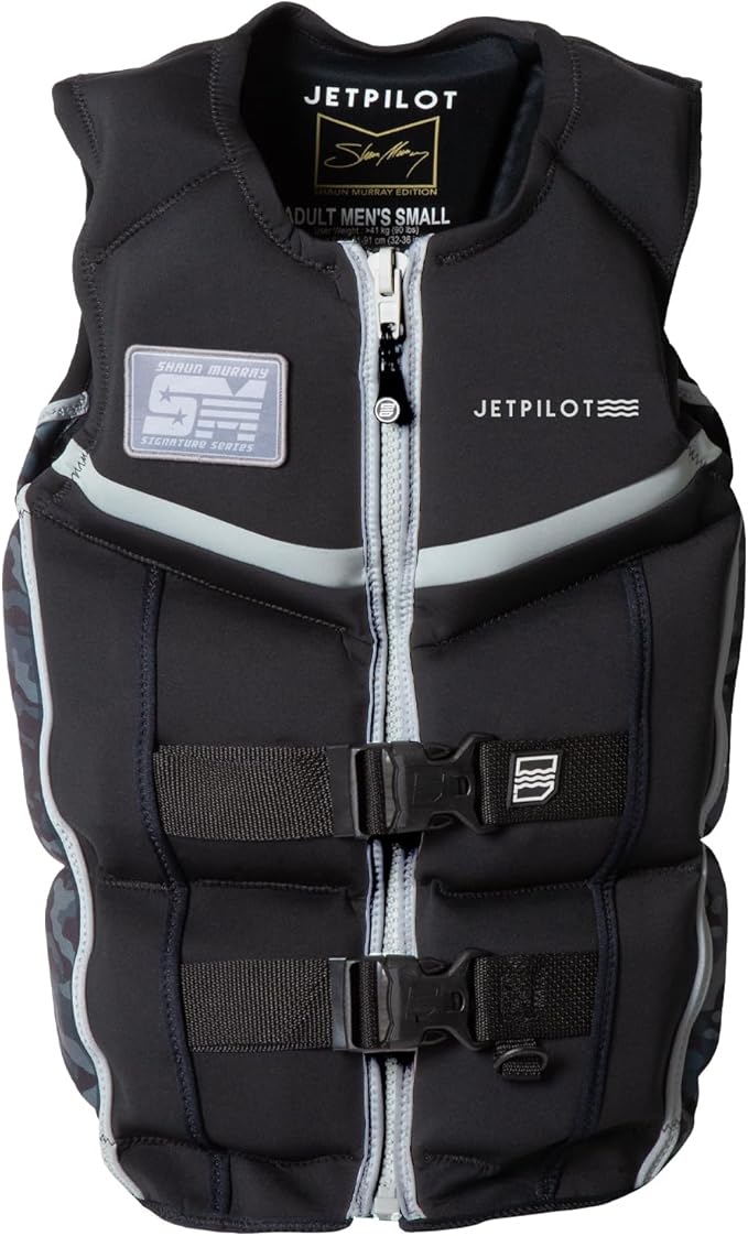 Jetpilot Unisex Adult Life Jacket, Shaun Murray Neoprene Life Vest, USCG and Transport Canada Approved PFD, Great for Padd...