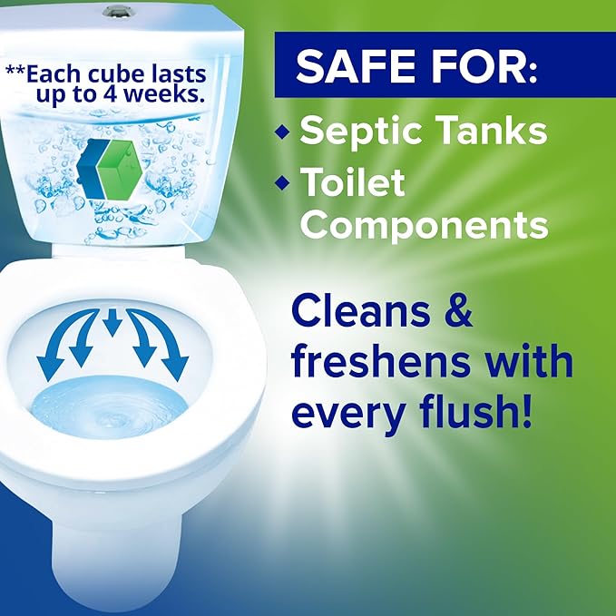 Soft Scrub in-Tank Toilet Cleaner 2ct Duo-Cubes, Alpine Fresh (Pack of 7)