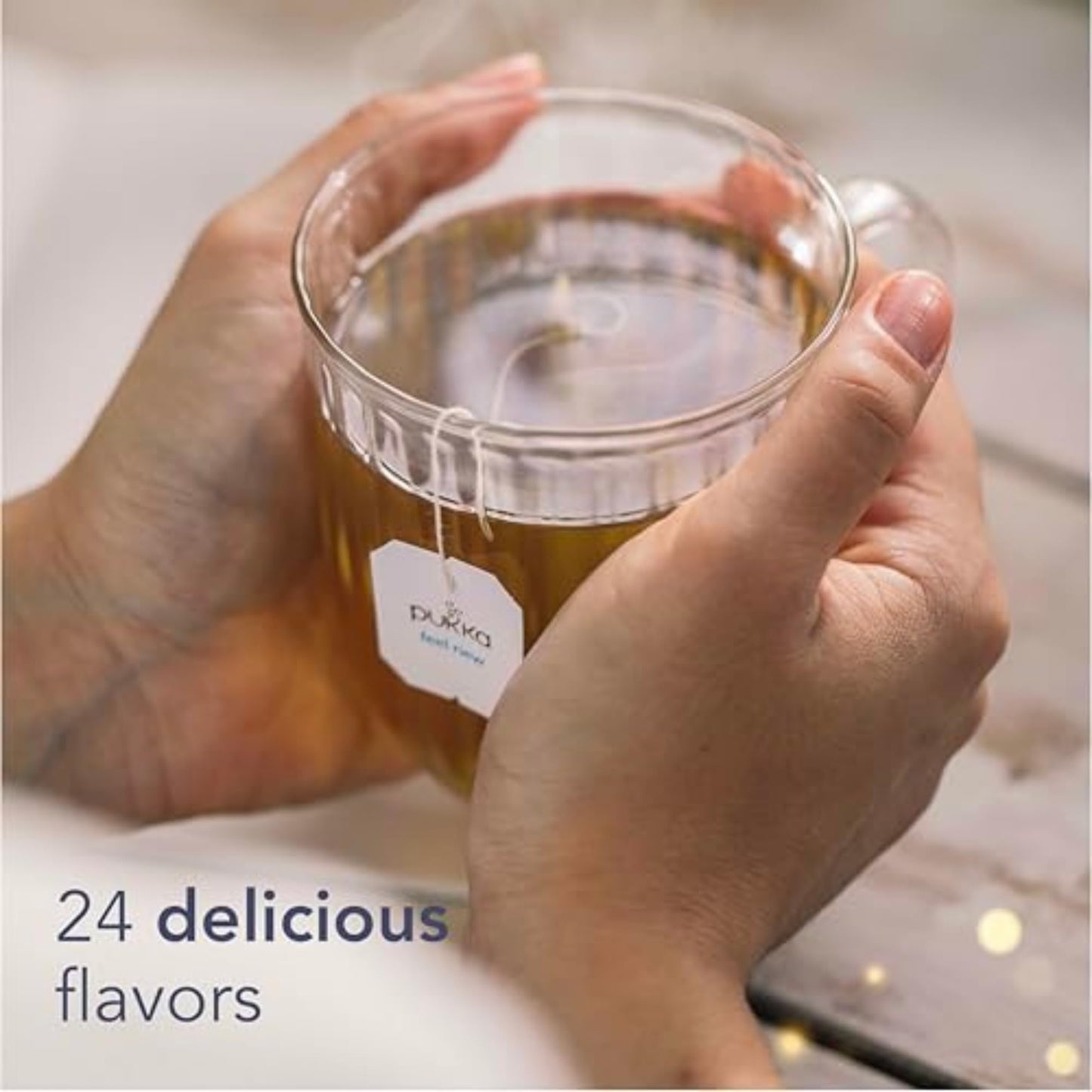 Pukka Advent Calendar 2025 Organic Tea Sampler, Selection of 24 Delightful Black & Green Tea Infusions, Christmas Gift Idea for Men and Women 100% Organic