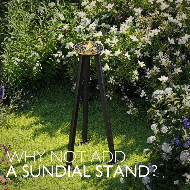 Anniversary Sundial Gift for 40th Ruby Wedding Anniversary in 2025 - Recycled Metal Home Decor Or Garden Present Idea - Handmade in UK for Him, Her Parents Or Couples 40 Year Celebration