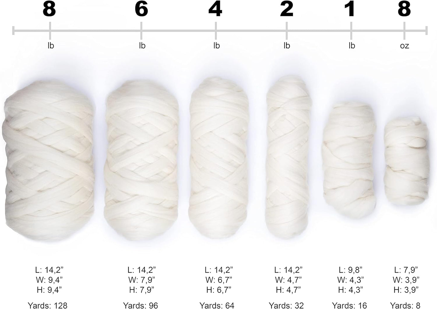 Natural Wool Bulk roving, 4 lb. Best Wool for Spinning, arm Knitting, Felting, Chunky Blankets yarn and Tapestry. Natural Colors, un-Dyed. (Sand, 4 lb)