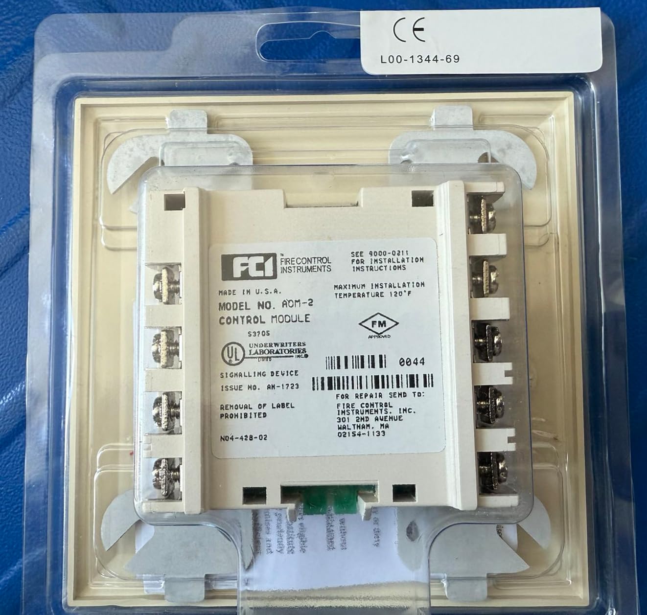 New FCI AOM-2 Addressable Control Module AOM 2