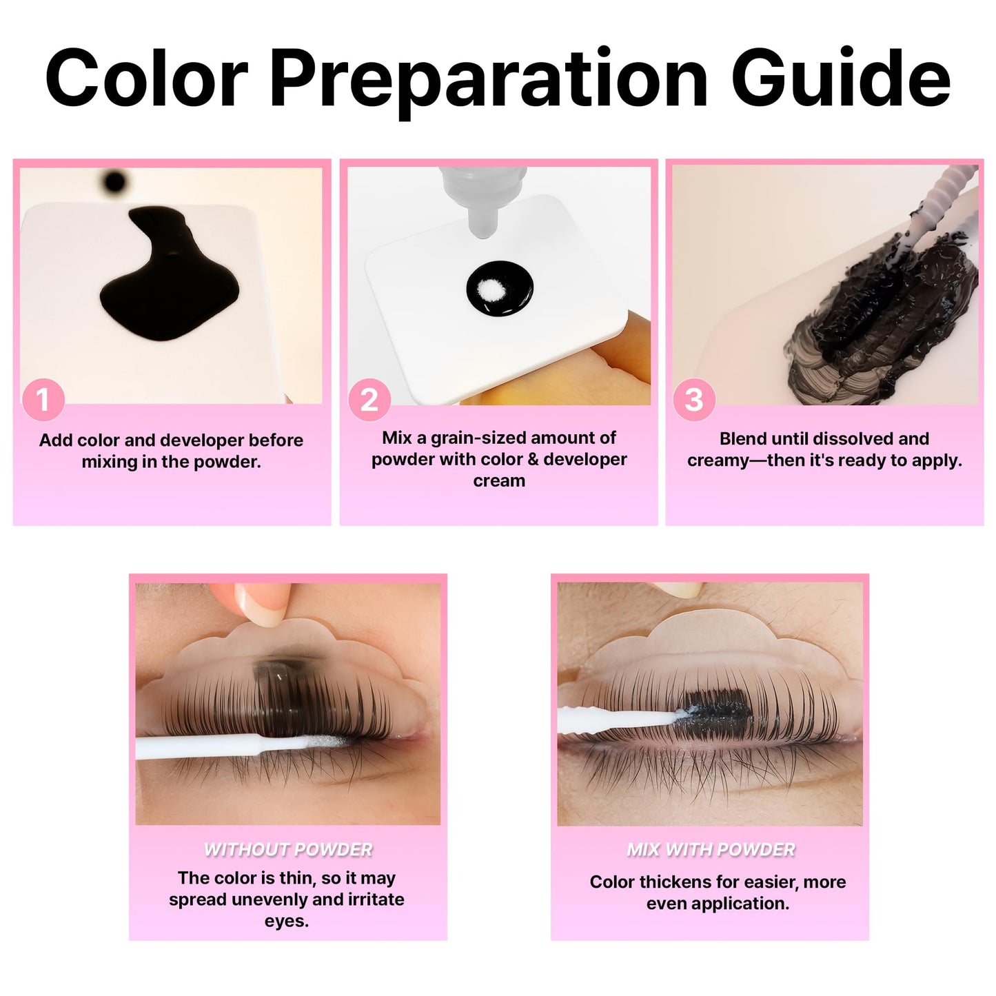 Korean Lash Lift Powder - No Glue Needed Vegan & Cruelty Free, Fast & Easy Lash Lifting System for Professionals, Salon-Quality