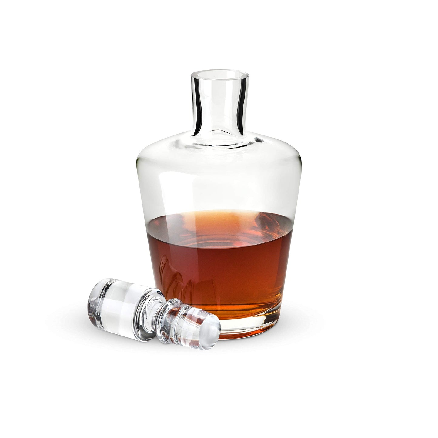 True Rothwell Whiskey Decanter with Airtight Stopper, Liquor Decanters for Bourbon Scotch Vodka Gin Cocktail Party Home Bar Accessories 36 oz Set of 1