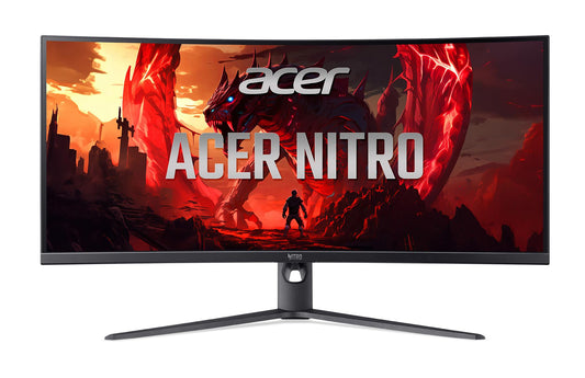 Acer Nitro 34” 1500R 21:9 Curved Zero-Frame QHD 3440 x 1440 Gaming Monitor | AMD FreeSync | Up to 180Hz Refresh | 1ms (MPRT) | 2 x Display Port 1.4 & 2 x HDMI 2.1 Ports | XZ340CUR X1biipphx