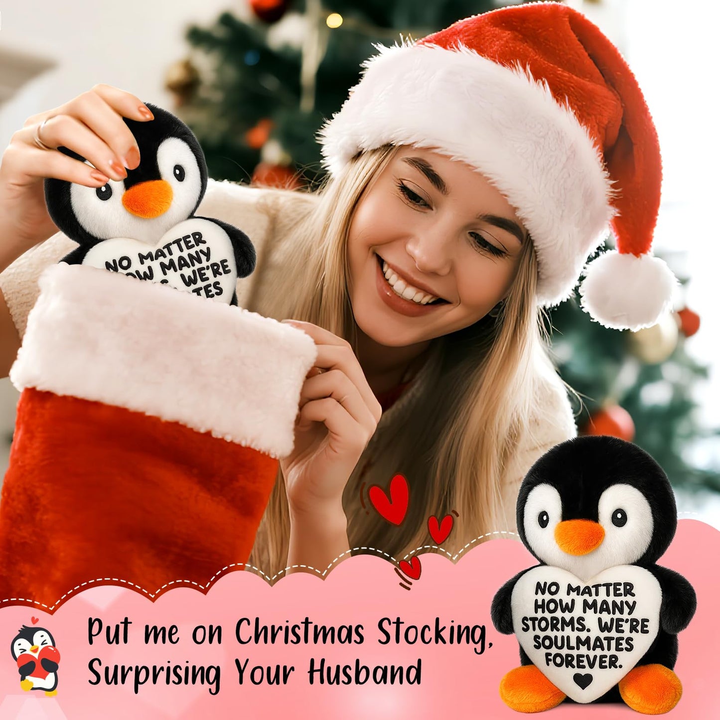 Happy Birthday Gifts for Women Men Unique Birthday Gift Ideas for Best Friend Sister Brother Year Old Teens Dad Mom Grandpa Grandma Cute Funny Emotional Inspirational Support Positive Penguin - 6inch