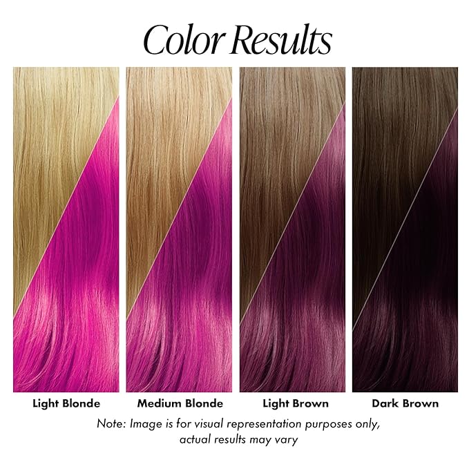 Adore Semi Permanent Hair Color (140 Neon Pink) | Vegan & Cruelty-Free Pink Hair Dye | No Ammonia, No Peroxide, No Alcohol | 4 Fl Oz Each (Pack of 2)