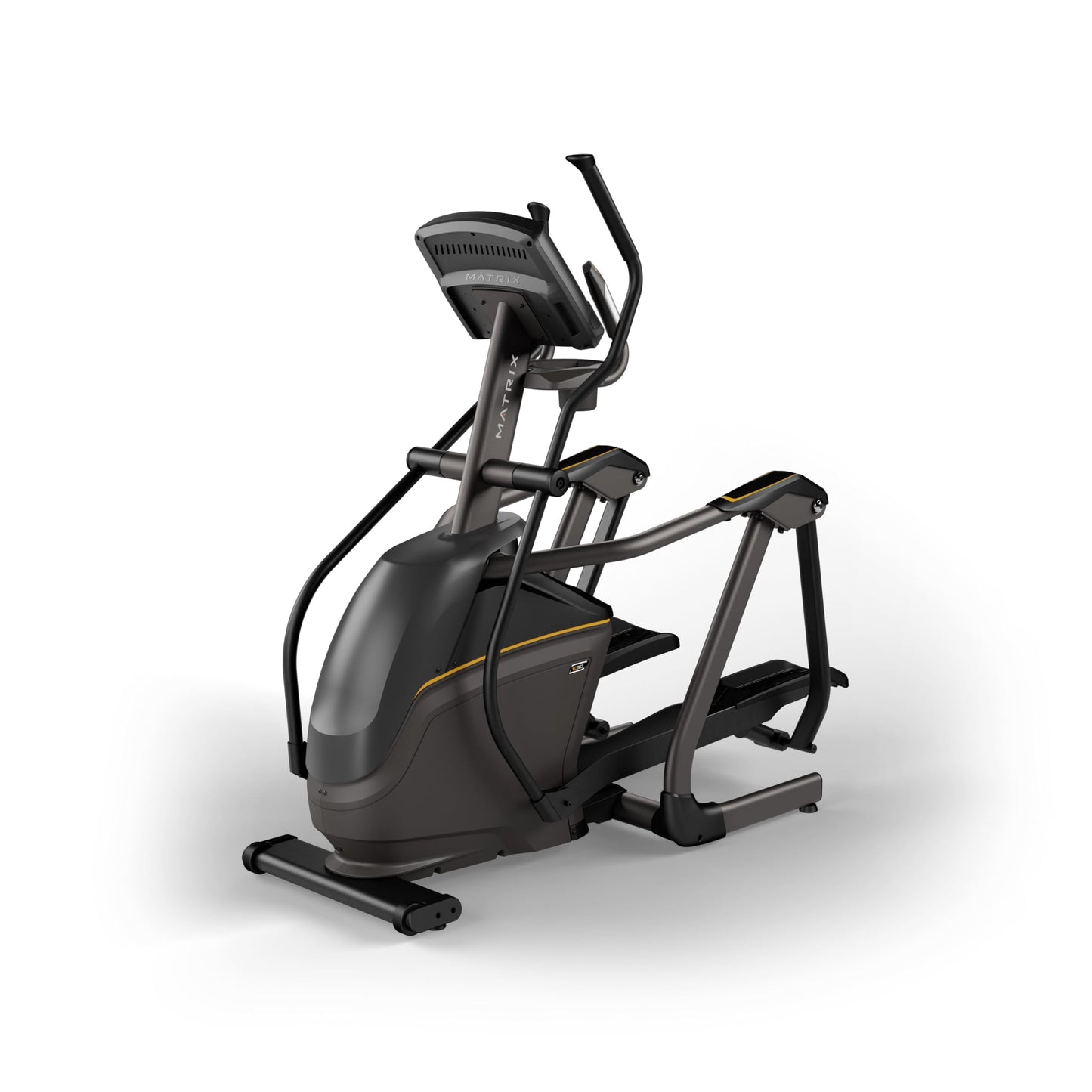 Matrix Fitness E30 Elliptical with XR | 8.5" LCD | Low Impact Workouts, Full Body Cardio, High Calorie Burn | Space Saving Compact Design, Suspension Elliptical