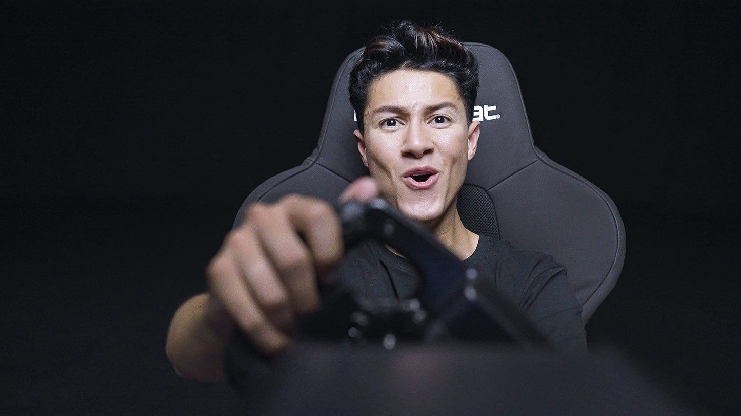 PLAYSEAT Trophy Sim Racing Cockpit | High Performance Racing Simulator Cockpit | Supports Direct Drive | Compatible with All Steering Wheels & Pedals on the Market | Supports PC & Console | Red