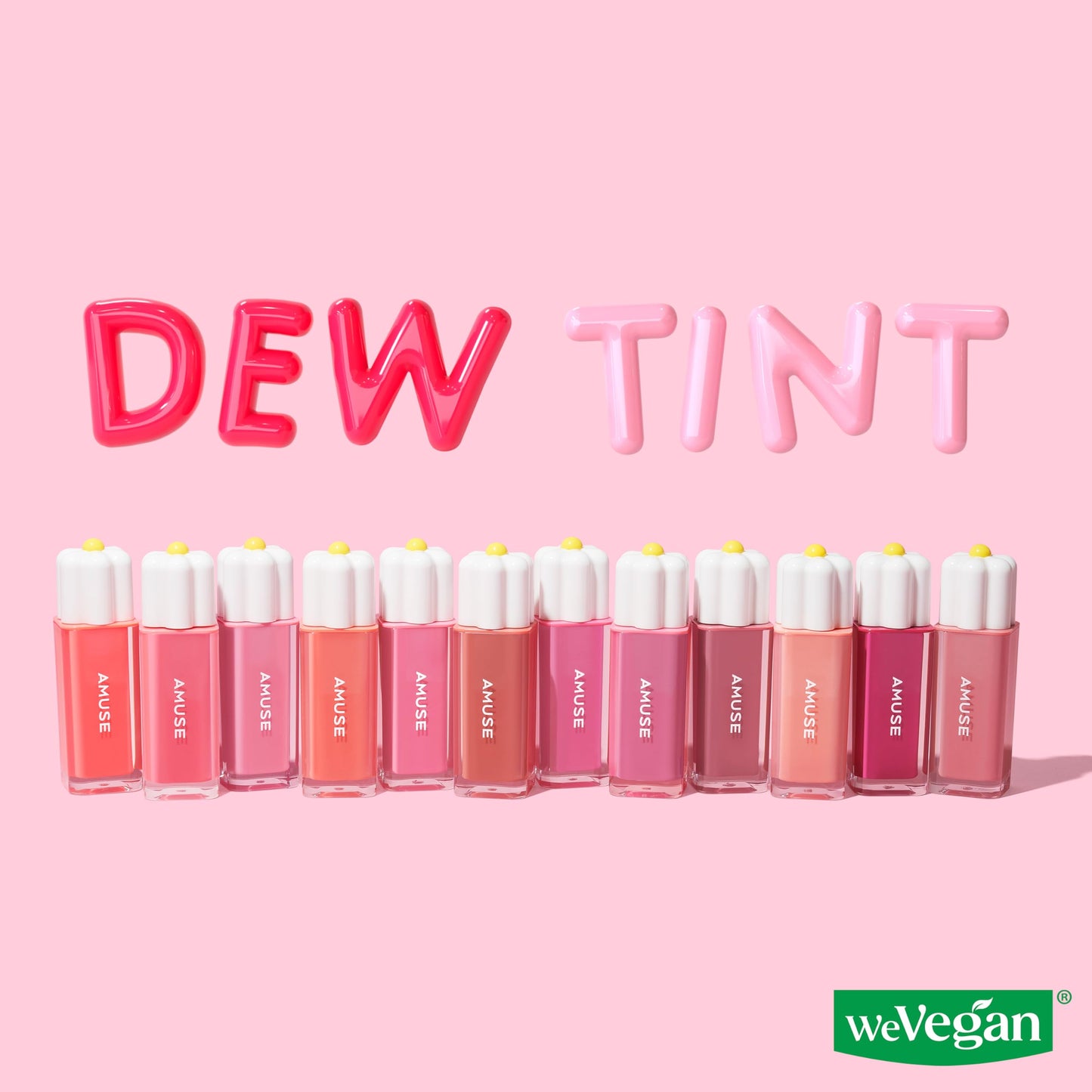 Amuse SEOUL Daisy Flower Dew Tint 08 AMETHYST | 35% High-moisture Water Tint, Long-lasting, Vitamin E Acetate, Moisturizing, No