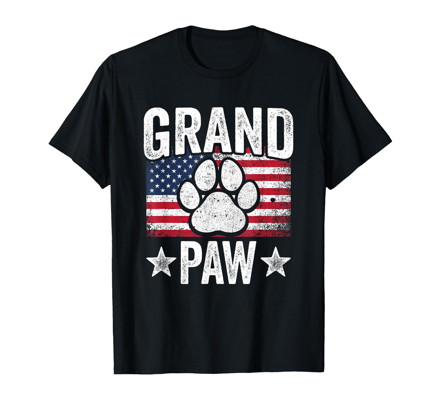 Grandpaw - Dog Grandpa Father's Day Family Grandkids T-Shirt