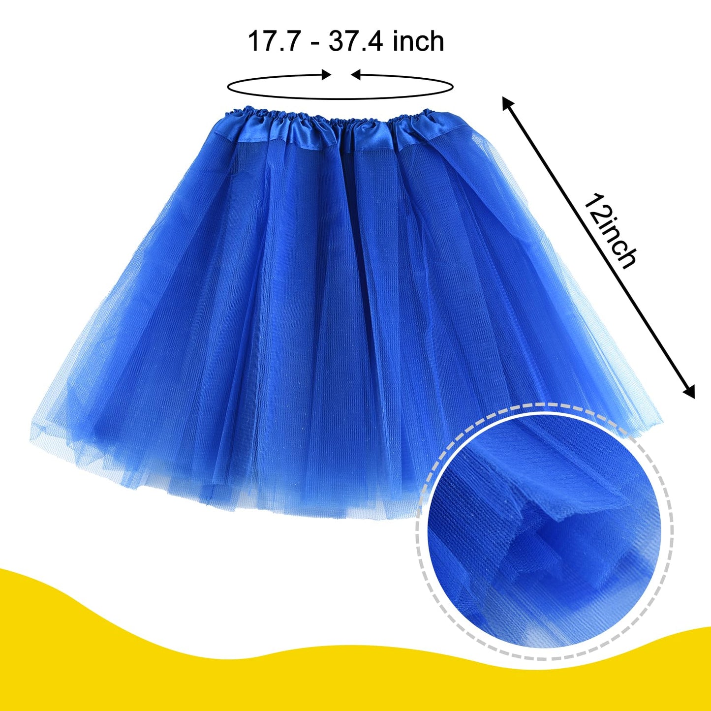MEEZY 5 Pcs Halloween Costume Accessories for Girls Yellow Beanie Tutu Skirt Suspenders Goggles Gloves Halloween Costumes Party Cosplay Dress Up Set