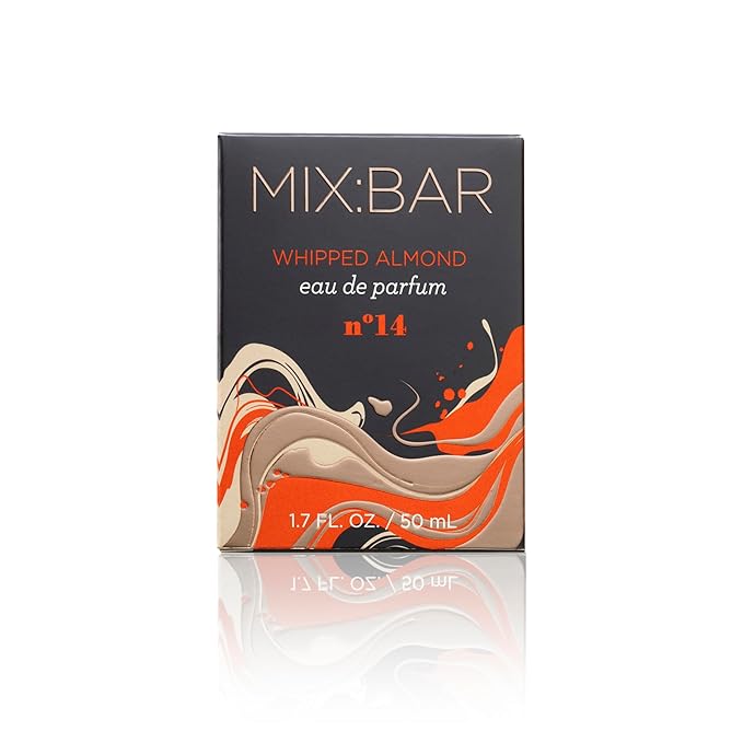 MIX:BAR Perfume for Women - Whipped Almond Fragrance - Eau de Parfum Spray - Notes of Sandalwood, Almond, Hibiscus, Iris, Sweet Milk, 1.7oz