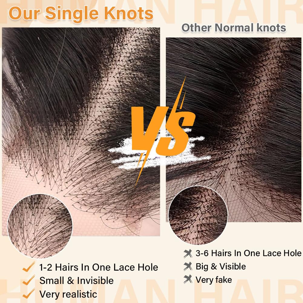Omswet Body Wave Closure Human Hair 5x5 HD Lace Closure Human Hair Closures for Black Women Pre Plucked Natural Hairline SKINLIK