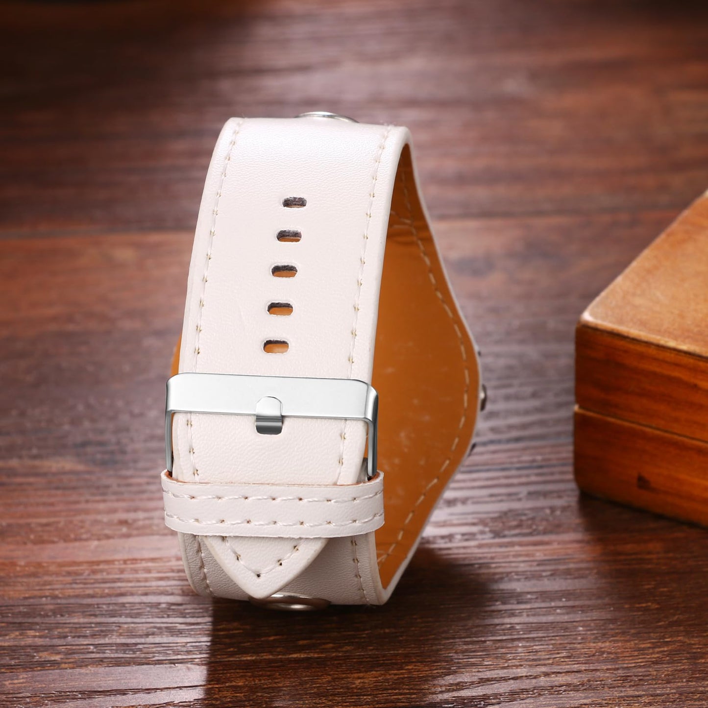 Avaner Men's Oversize Steampunk Watches: Retro Wide Band Analog Quartz Leather Strap Big Face Large Dial Wrist Watch