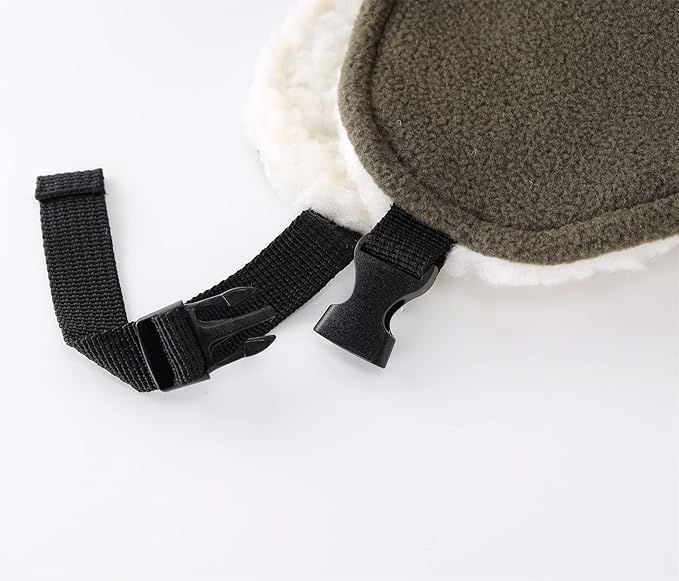 Connectyle Men's Sherpa Lined Warm Winter Hats with Visor Windproof Earflap Hat Outdoor Thermal Skull Cap Trapper Hat
