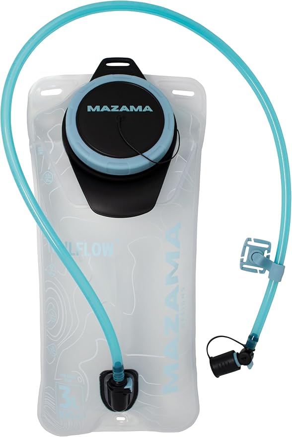 Trailflow-88EZ Hydration Bladder by Mazama Designs. Leakproof, Easy Clean and Fill Water Reservoir BPA Free, Fits Most Hyd...